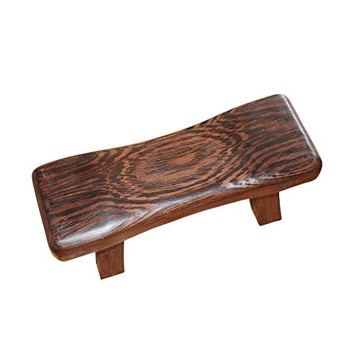 strety Banco de meditación de Madera elástica, Almohada de Apoyo Cervical de Madera Maciza, Almohada de Fitness, Almohada de Madera para Gimnasio, Entrenamiento en casa