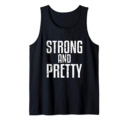 Strong And Pretty | Gimnasio Strongman Camiseta sin Mangas