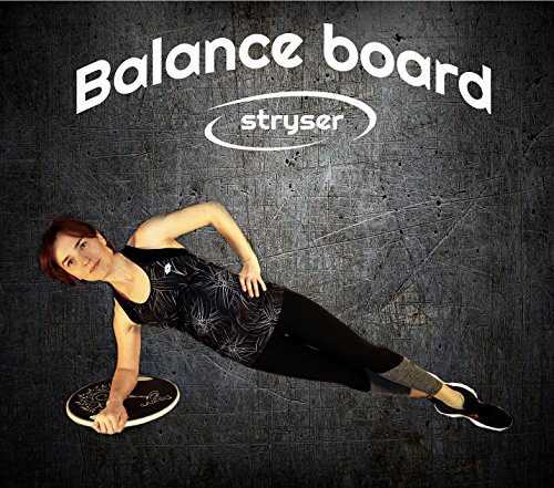 Stryser Tabla de Equilibrio de Madera, Balance Board Fitness Ejercicio Coordinación diámetro 39,5 cm