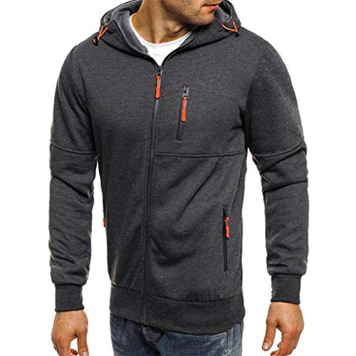 Sudaderas Hombre Chaquetas Hombre Marca Invierno,ZARLLE Ropa Hombre Guapa Top Moda Moto Ropa Cremallera Deportes Cardigan Sudaderas De AlgodóN Hombre Chaquetas Y Abrigos