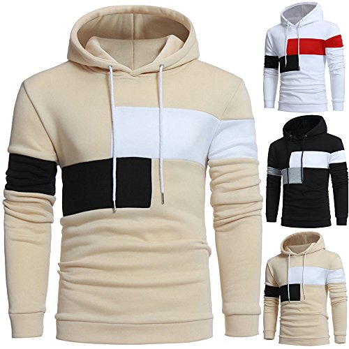 Sudaderas Hombre, ZODOF Hombres Manga Larga Capucha Sudadera con Capucha Tops Chaqueta Abrigo Ropa