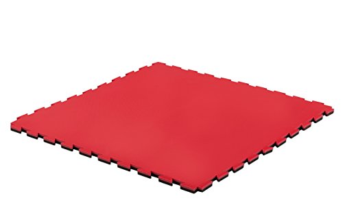 Suelo Tatami Puzzle 2 cms. 1 m. x 1 m. (Reversible Rojo/Negro)