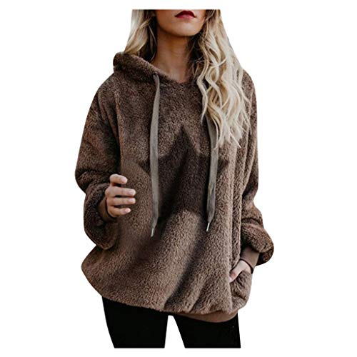 Suéter con Capucha para Mujer Sudaderass Impresos de Manga Larga Sudaderas Casual Lady Tops Mujer Sudadera de Manga Larga Sudadera Corta con Capucha Sudaderas con Capucha Blusa Otoño Ganador