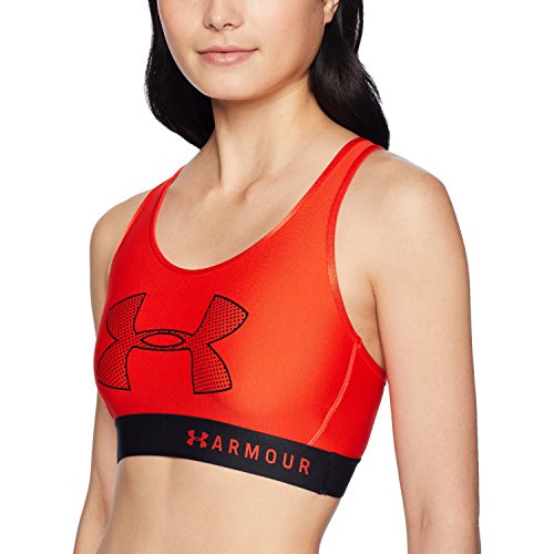 Sujetador deportivo para mujer Under Armour, Mujer, 1317110-890, Radio Red/Black, Small