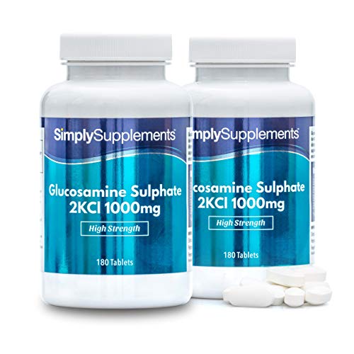 Sulfato de Glucosamina 1000mg - ¡Bote para 1 año! - 360 Comprimidos - SimplySupplements