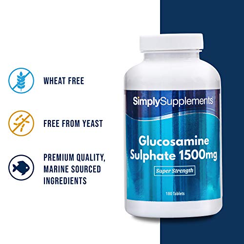 Sulfato de Glucosamina 1500mg - ¡Bote para 1 año! - 360 Comprimidos - SimplySupplements