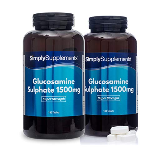 Sulfato de Glucosamina 1500mg - ¡Bote para 1 año! - 360 Comprimidos - SimplySupplements