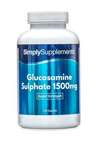 Sulfato de Glucosamina 1500mg - ¡Bote para 8 meses! - 240 Cápsulas - SimplySupplements