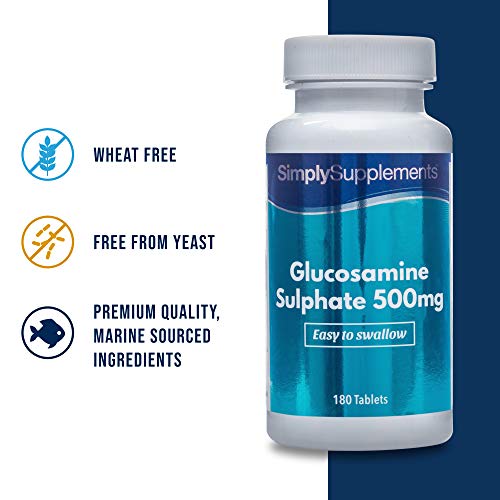 Sulfato de Glucosamina 500mg - ¡Bote para 6 meses! - 360 Comprimidos - SimplySupplements