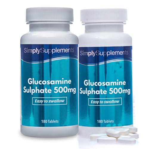 Sulfato de Glucosamina 500mg - ¡Bote para 6 meses! - 360 Comprimidos - SimplySupplements