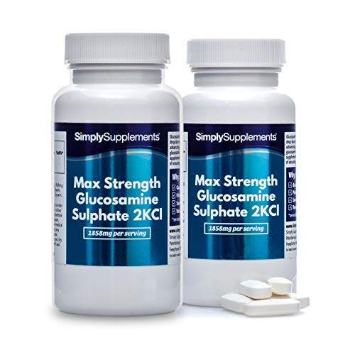 Sulfato de Glucosamina Máxima Potencia - ¡Bote para 6 meses! - 360 Comprimidos - SimplySupplements