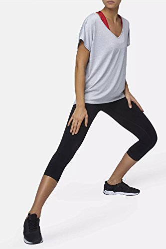 Sundried Camiseta Holgada para Mujeres para Deporte Yoga Gimnasio Entrenamientos de Ethical Activewear Designer Relajante Cómoda Holgada Extra Suave (Medium)