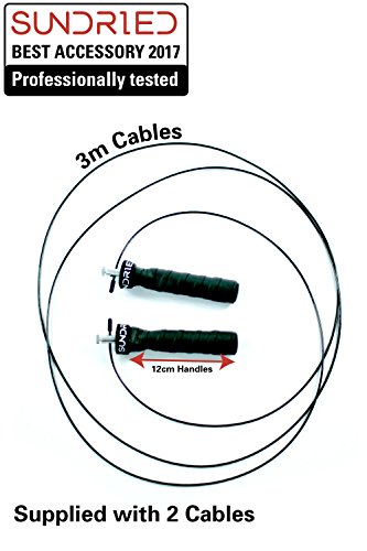 Sundried Cuerda de Saltar la Aptitud del Ejercicio Saltar la Cuerda Cuerda Velocidad del Boxeo