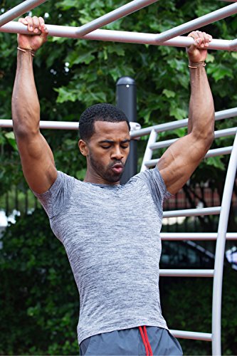 Sundried Mens Ajuste del músculo Compresión Camiseta sin Fisuras Atlético Gimnasio Ropa (Gris, L-XL)