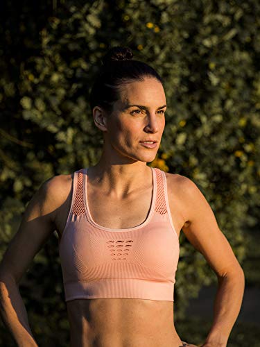 Sundried señoras Sujetador de los Deportes de Alto Impacto Entrenamiento Running Wear Yoga Crossfit (Rosa, S)