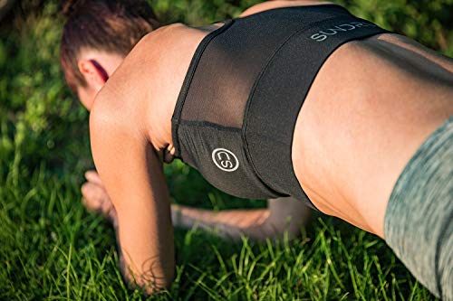 Sundried Sujetador de los Deportes de Cultivos Top para Mujer Camiseta de Entrenamiento Correr Gimnasio Entrenamiento de la Yoga (Negro, XL)