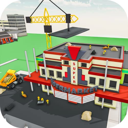 Super Market construcción nuevo edificio de construcción del juego, Supermarket Mania 3D, Centro Comercial Construcción juego