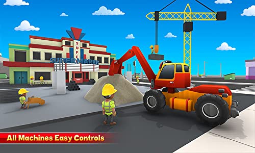 Super Market construcción nuevo edificio de construcción del juego, Supermarket Mania 3D, Centro Comercial Construcción juego