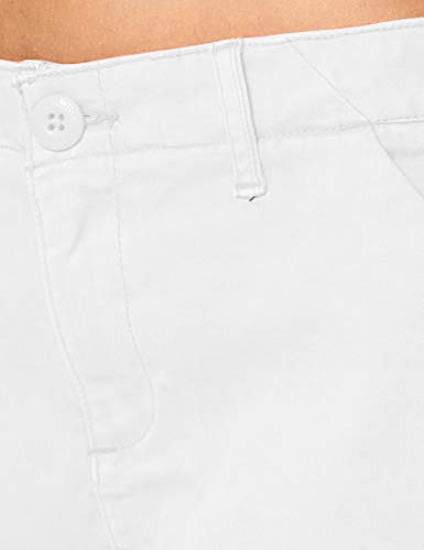 Superdry Chino Hot Short Pantalones Cortos, Blanco (Optic 01c), M para Mujer