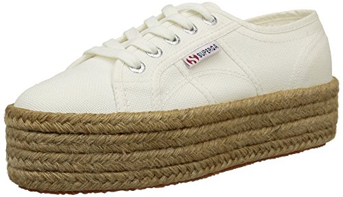 Superga 2790-COTROPEW, Zapatillas Mujer, Blanco (901 White), 41 EU (7 UK)