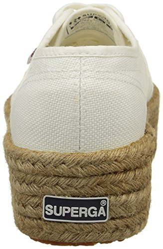 Superga 2790-COTROPEW, Zapatillas Mujer, Blanco (901 White), 41 EU (7 UK)