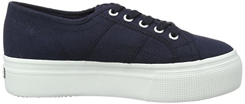 Superga 2790acotw Linea Up and Down, Zapatillas de Gimnasia para Mujer, Azul (Navy-FWhite F43), 40 EU