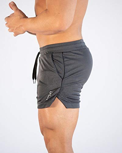 Superora Shorts Deportivos Hombre Pantalones Cortos Short de Ejercicio Deporte Secado Rápido de Malla con Cordón para Playa Correr Jogging Running al Aire Libre Ligero y