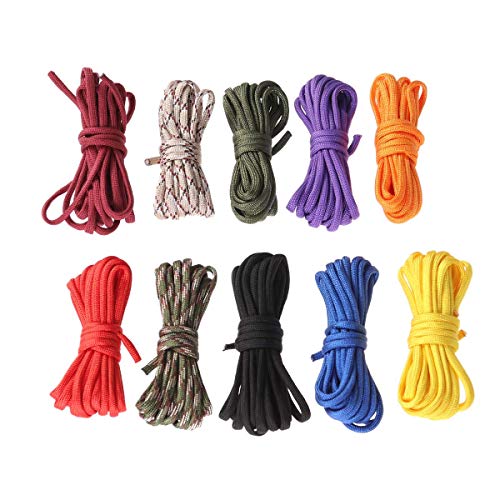 SUPVOX 10pcs Climbing Rope Paracord Emergency Survival Rope Set