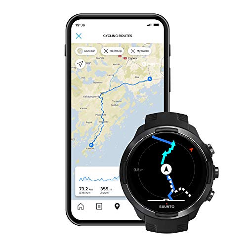 Suunto 9 Baro Reloj deportivo GPS con batería de larga duración y medición del ritmo cardiaco en la muñeca