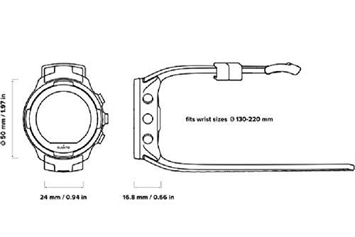 Suunto 9 Baro Reloj deportivo GPS con batería de larga duración y medición del ritmo cardiaco en la muñeca