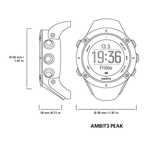 Suunto AMBIT3 PEAK Black HR