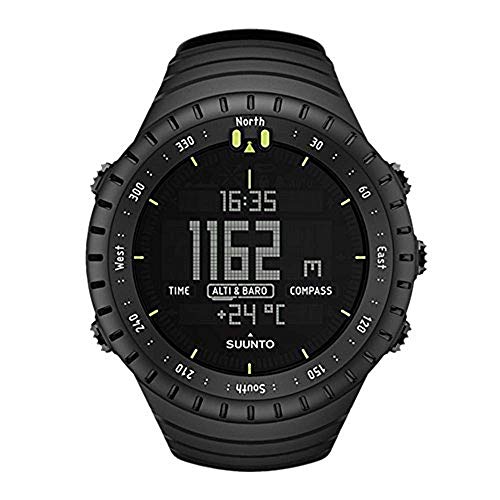 Suunto Core All - Reloj de exterior para todas las altitudes, sumergible (30 m), con altímetro y barómetro, esfera de composite, color negro profundo