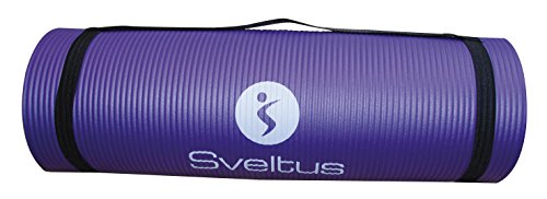 Sveltus - Alfombra de Entrenamiento de 180 x 60 x 1 cm. - Unisex - Color Violeta
