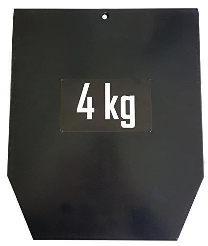 Sveltus - Placa de Acero 1799-1 Peso para Chaqueta Pesada Unisex, Color Negro