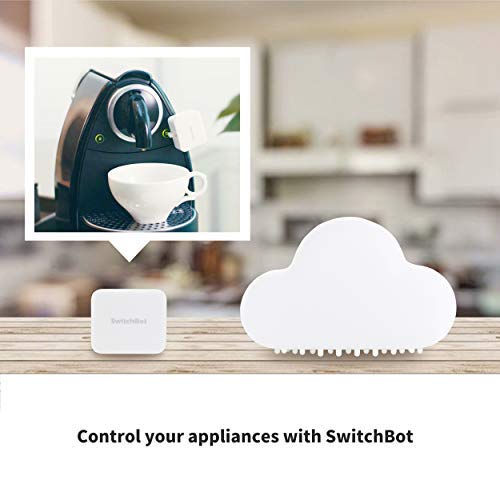 SwitchBot Hub Plus - Telecomando a infrarossi intelligente per condizionatore d'aria, Smart Home, collega SwitchBot a Wi-Fi, compatibile con Alexa, Google Home, HomePod, IFTTT (Europea - Tipo C)