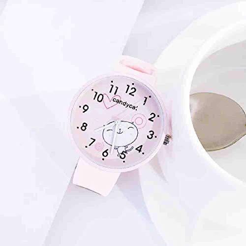 SWJM Moda Estilo Harajuku Relojes Mujeres pinkblue studentgirl Reloj de Pulsera Simple Candy Correa de Silicona Reloj relogio Feminino Rosa