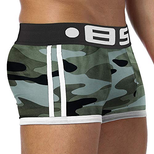 Sylar Boxer Brief para Hombre,Calzoncillos Boxeador Camuflaje Transpirables Atractivos para Hombres Ropa Interior Cotton Calzoncillos,Boxers For Leisure Portes Fitness Correr