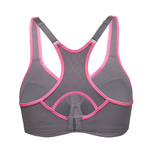 SYROKAN - Sujetador Deportivo de Alto Impacto con Aros y Fina Espuma para Mujer Multicolor #2 ES:85B (EU 70B)