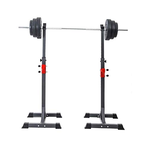 SYZD Soporte De Barra Estante De Peso Ejercicio Levantamiento Gimnasio Rack Levantamiento Pesas Estante para Barra De Fitness para Hombre Entrenamiento De Fuerza