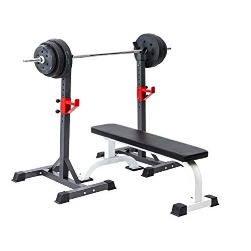 SYZD Soporte De Barra Estante De Peso Ejercicio Levantamiento Gimnasio Rack Levantamiento Pesas Estante para Barra De Fitness para Hombre Entrenamiento De Fuerza