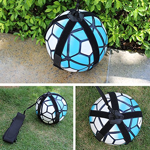 szdc88 Entrenador De Patada De FúTbol Equipos De Entrenamiento De FúTbol,para NiñOs Y Adultos con CinturóN Ajustable Cuerda EláStica para Talla 3.4 Y 5 Pelotas