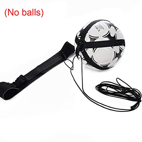 szdc88 Entrenador De Patada De FúTbol Equipos De Entrenamiento De FúTbol,para NiñOs Y Adultos con CinturóN Ajustable Cuerda EláStica para Talla 3.4 Y 5 Pelotas