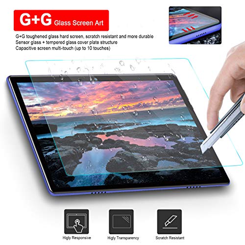 Tablet 10 Pulgadas Android 9 Pie 4G LTE Call 4GB RAM +64GB ROM Tableta- Certificación Google GMS- Quad Core 8000mAh 8MP Ultrar-Rápido Tablets Type-C Dual SIM / WiFi /Bluetooth/ OTG/GPS/Netfilix (azul)
