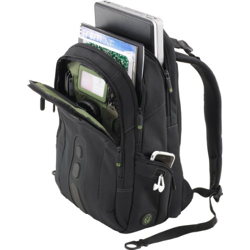 Targus EcoSpruce - Mochila de 27 litros Ideal para viajes de trabajo, estudio, gimnasio y fin de semana, se adapta a la mayoría de las laptops de hasta 15.6 "- Negro