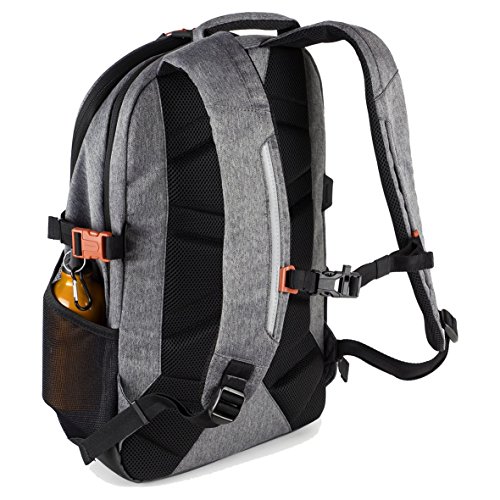 Targus Urban Explorer Laptop - Mochila de 24 litros Ideal para desplazamientos, actividades al aire libre, caminatas, ciclismo y viajes de fin de semana, para portátiles de hasta 15.6 "- Gris