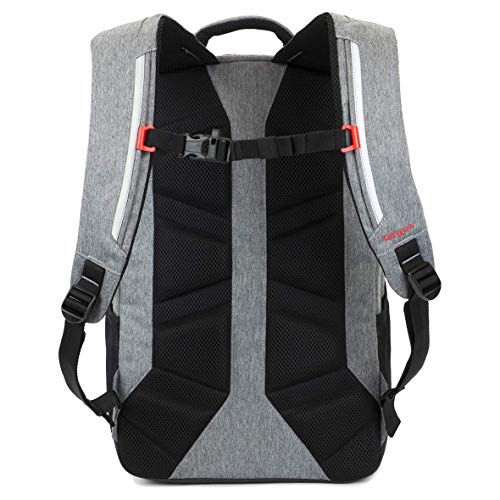 Targus Urban Explorer Laptop - Mochila de 24 litros Ideal para desplazamientos, actividades al aire libre, caminatas, ciclismo y viajes de fin de semana, para portátiles de hasta 15.6 "- Gris