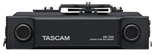 Tascam DR-70D – Grabadora de audio de 4 canales para cámaras DSLR