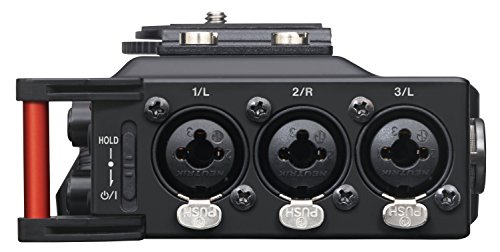 Tascam DR-70D – Grabadora de audio de 4 canales para cámaras DSLR