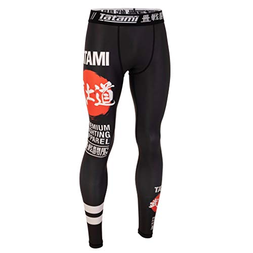 Tatami Bushido MMA BJJ - Mallas deportivas para hombre, Jiu Jitsu, todo el año, Hombre, color Negro , tamaño extra-large