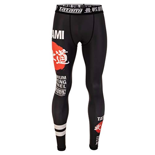 Tatami Bushido MMA BJJ - Mallas deportivas para hombre, Jiu Jitsu, todo el año, Hombre, color Negro , tamaño extra-large